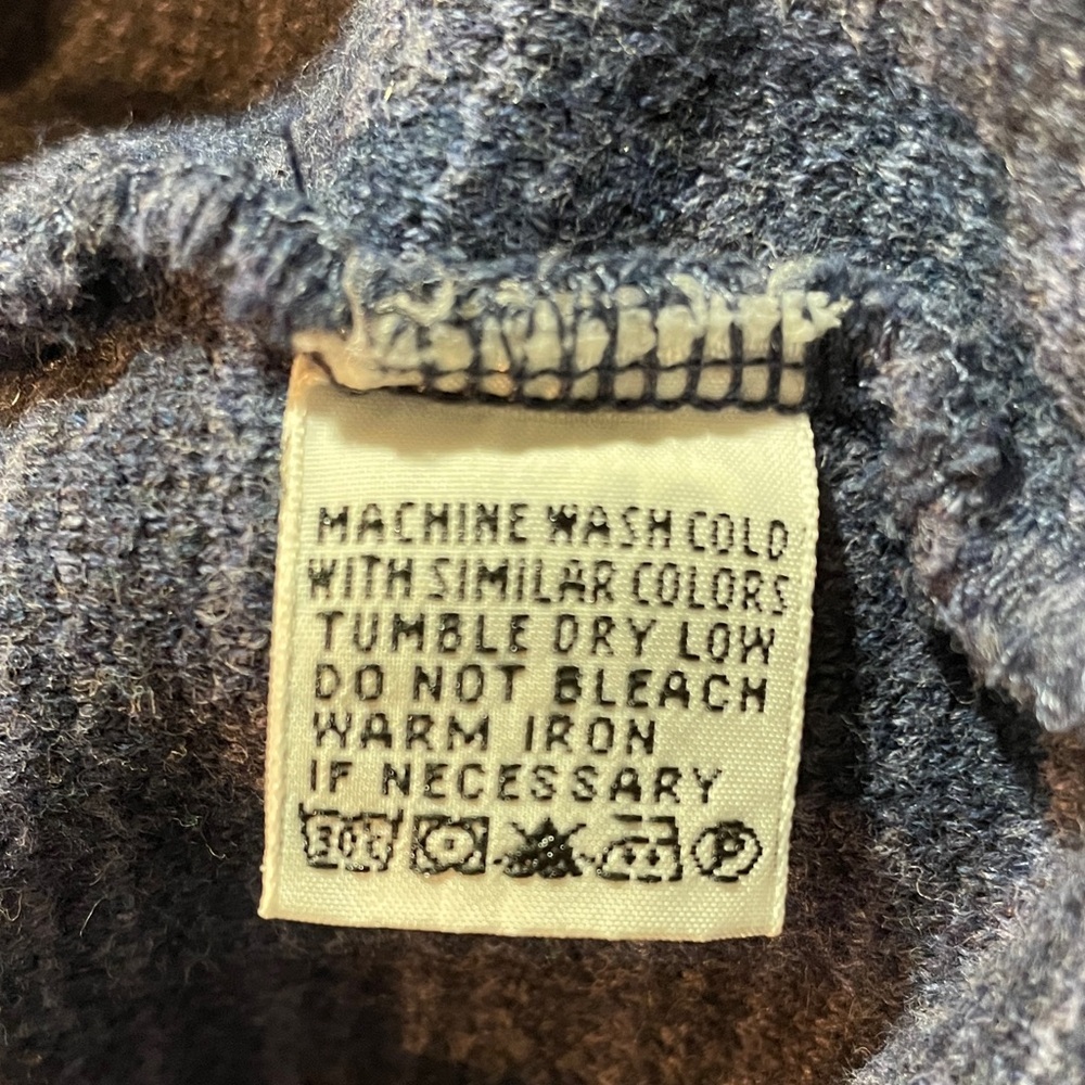 Tommy Bahama Navy Crewneck Sweater Classic Knit Design Relaxed Fit XL - Picture 12 of 12